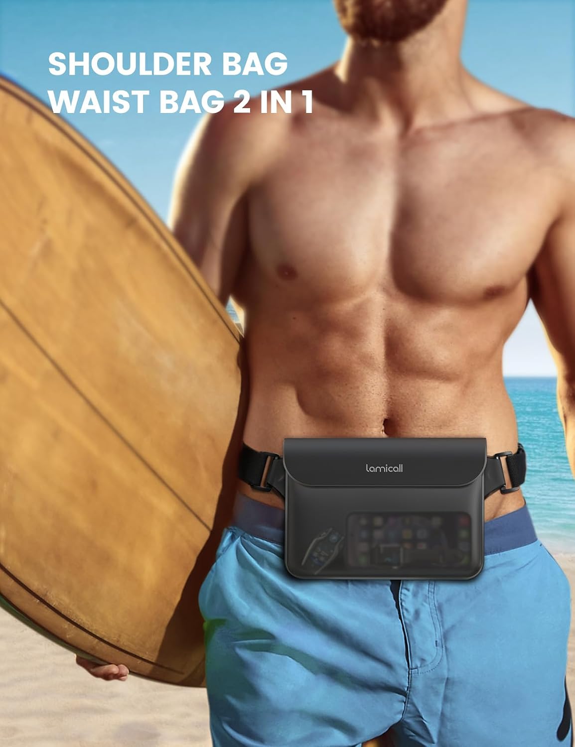 Thumbnail 4 de Lamicall IPX8 Waterproof Pouch 2-Pack