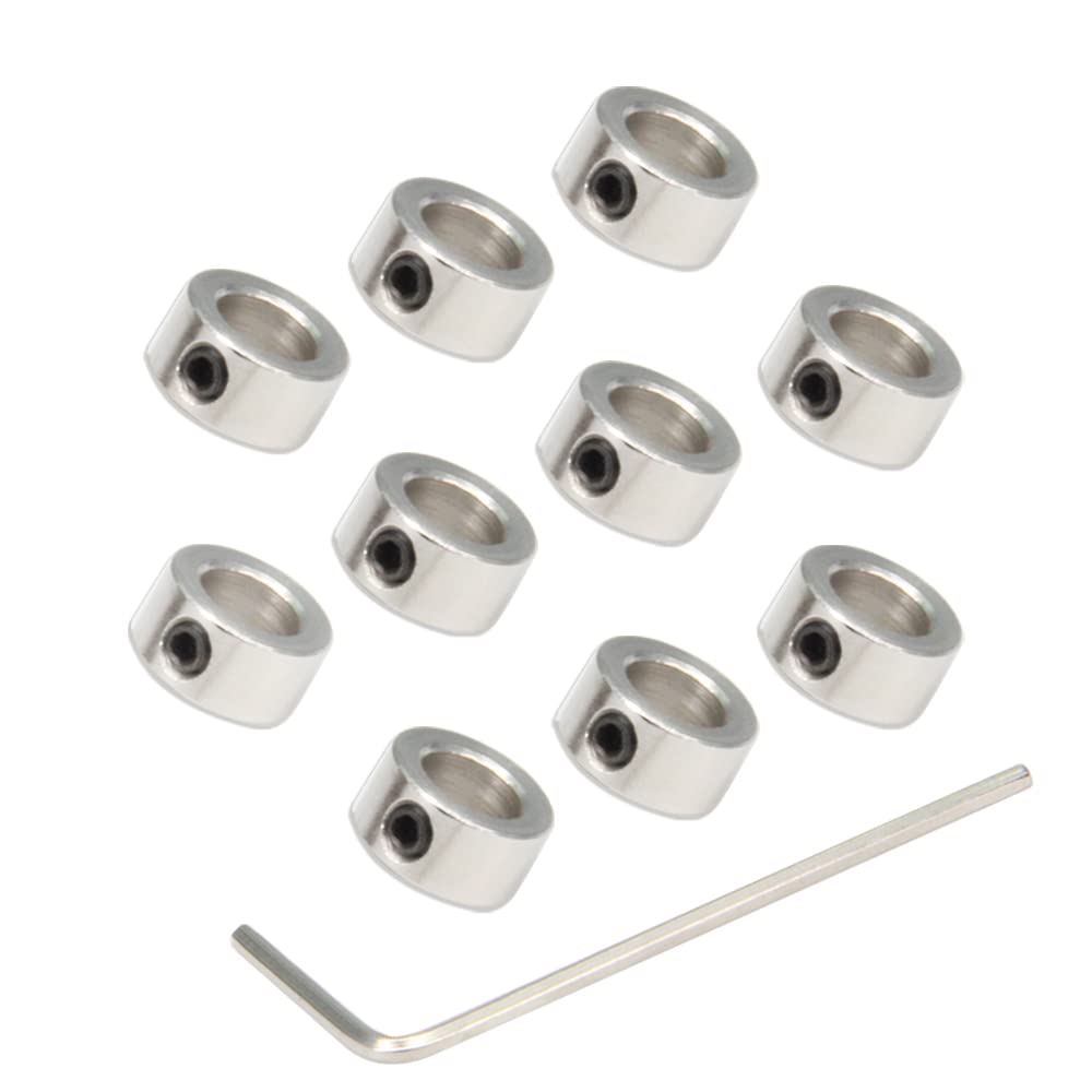 Thumbnail 5 de Zeberoxyz 8mm Shaft Lock Collar 10 Pack for T8 Lead Screws – Stainless Steel