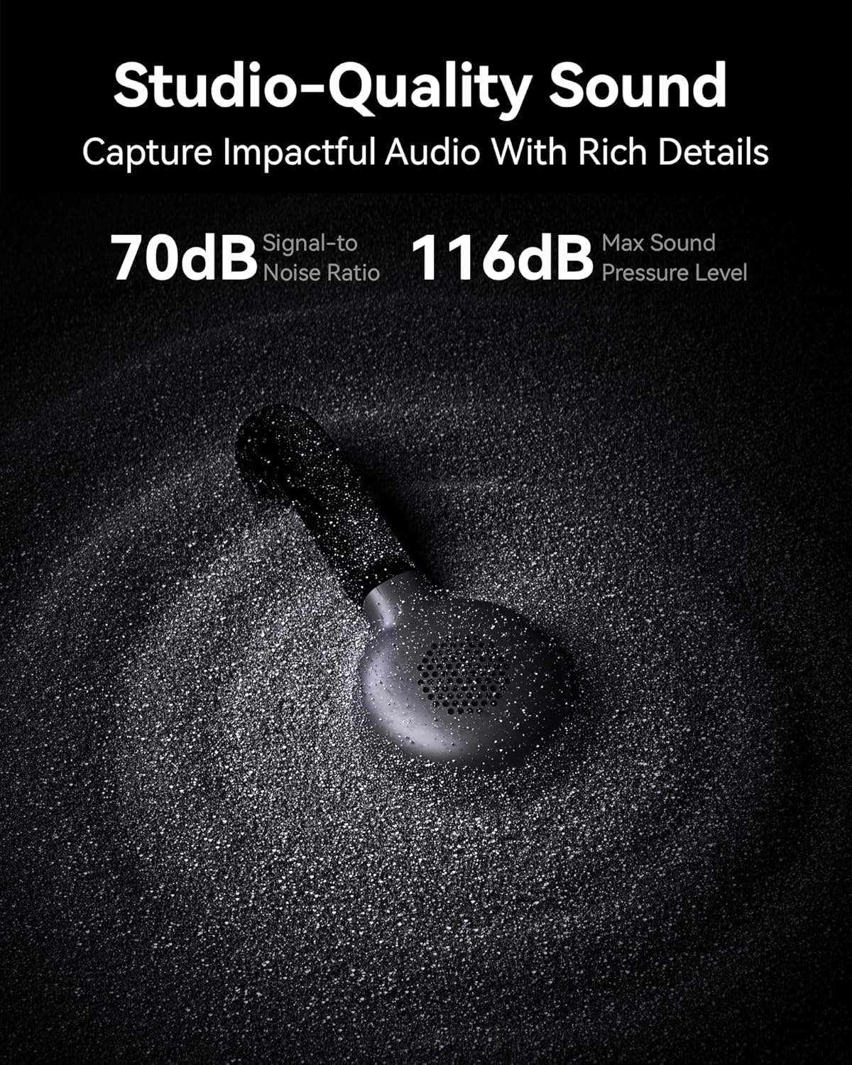 Thumbnail 3 de Hollyland Lark M2S Combo (Camera RX+USB-C RX+ Lightning) microfono lavalier wireless per iPhone, camera, Android e PC