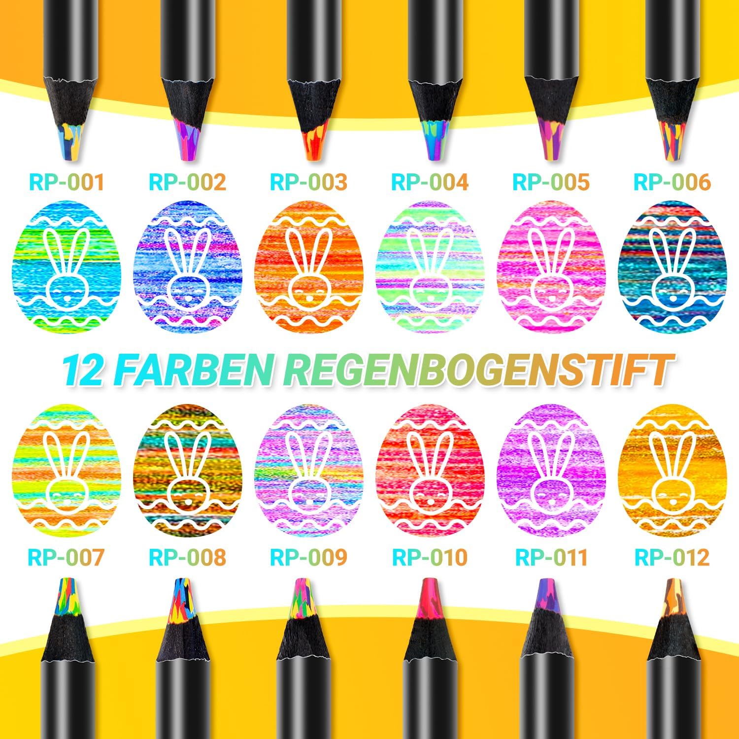 Detalle de Maqhpu Regenbogenstift 12 Farben ✏