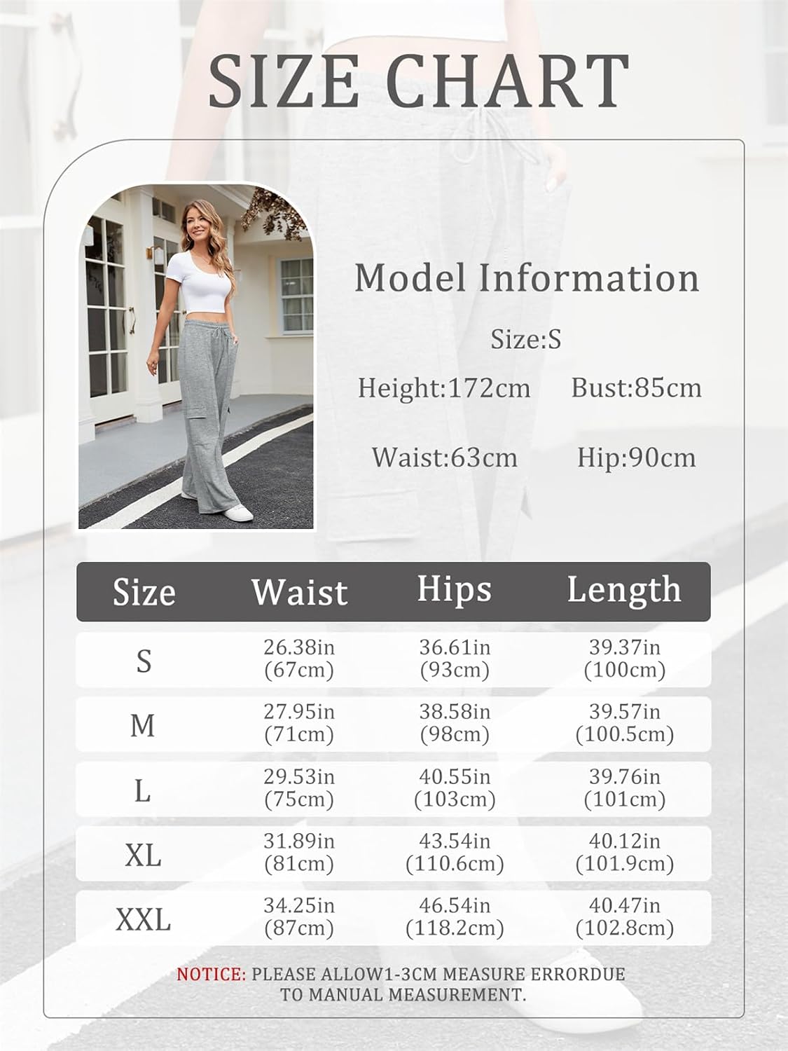 Thumbnail 5 de Shephorion Women's Wide Leg Joggers with Pockets – High Waisted, Stretchy Lounge Sweatpants