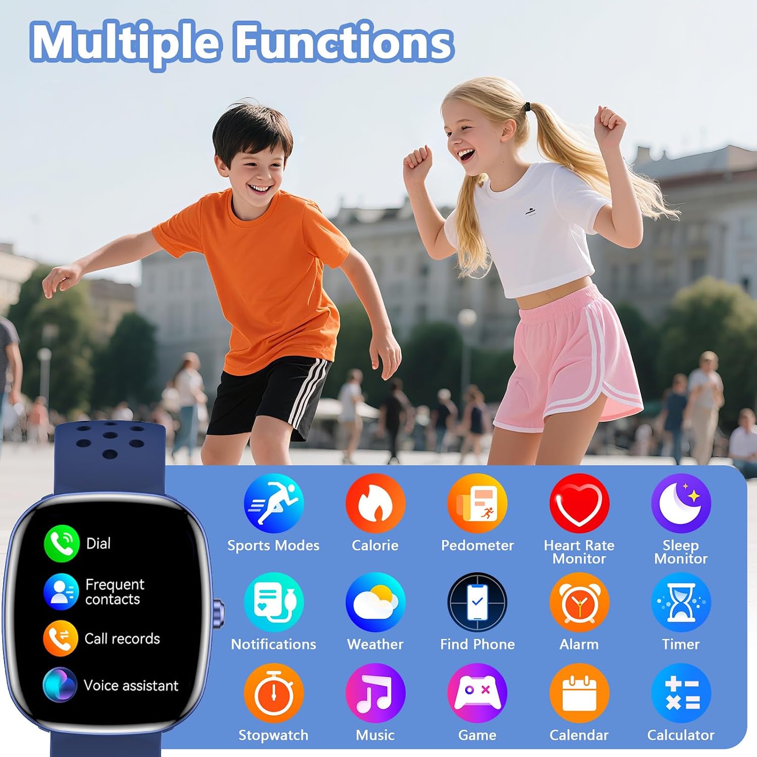 Thumbnail 3 de Tynggko Kids Smart Watch 100 Modes
