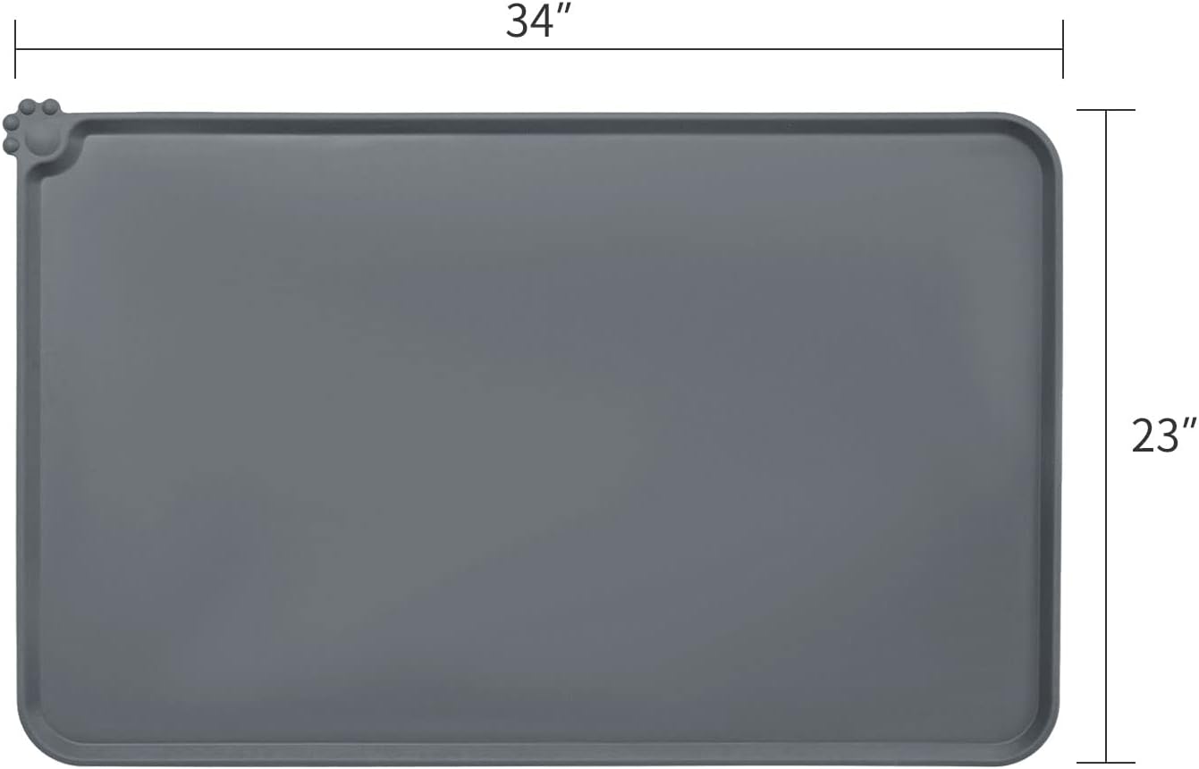 Detalle 2 de AUDWUD Anti slip pet feeding mat 87 x 58cm