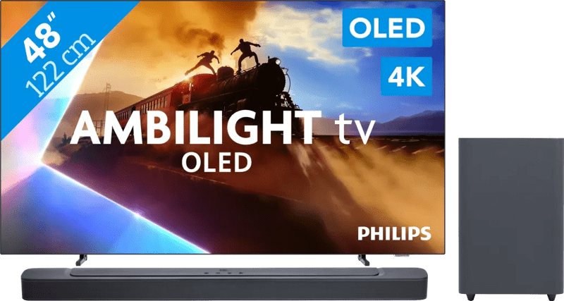 Detalle de Philips OLED760 48 Zoll 4K Ambilight