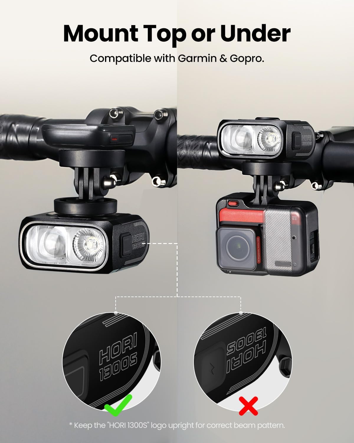 Detalle 2 de Magicshine HORI1300S 1300-lumen bike headlight
