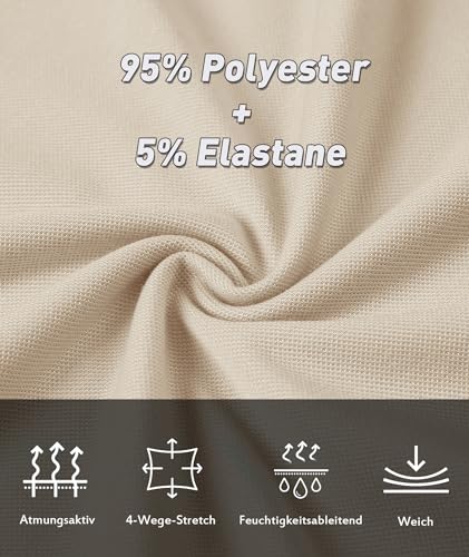 Detalle de SwissWell Polo Homme manches courtes, respirant, séchage rapide ⚙