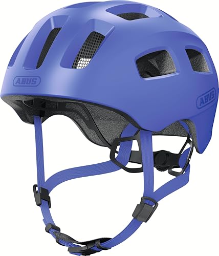 Detalle de ABUS Fahrradhelm Youn-I 2.0, Mono blau, Größe S – Sicherheit und Alltagstauglichkeit