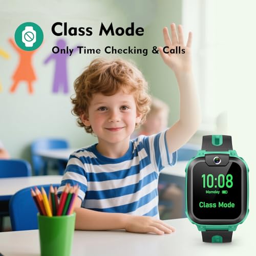Detalle de imoo Z1 Kids Smart Watch for Boys with GPS Tracker & Video Call, IPX8 Blue
