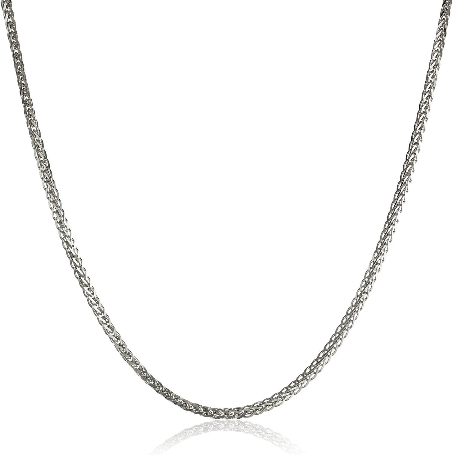 Detalle 2 de PRINS JEWELS Brillant Spiga chaîne 18 carats 750/1000 en Or Blanc — Largeur 1,40 mm, longueurs 45–60 cm