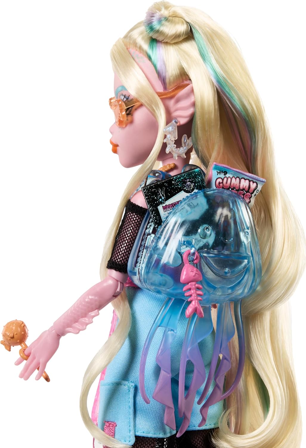 Thumbnail 4 de Monster High Lagoona Blue, Muñeca Marina con Mascota 🐠