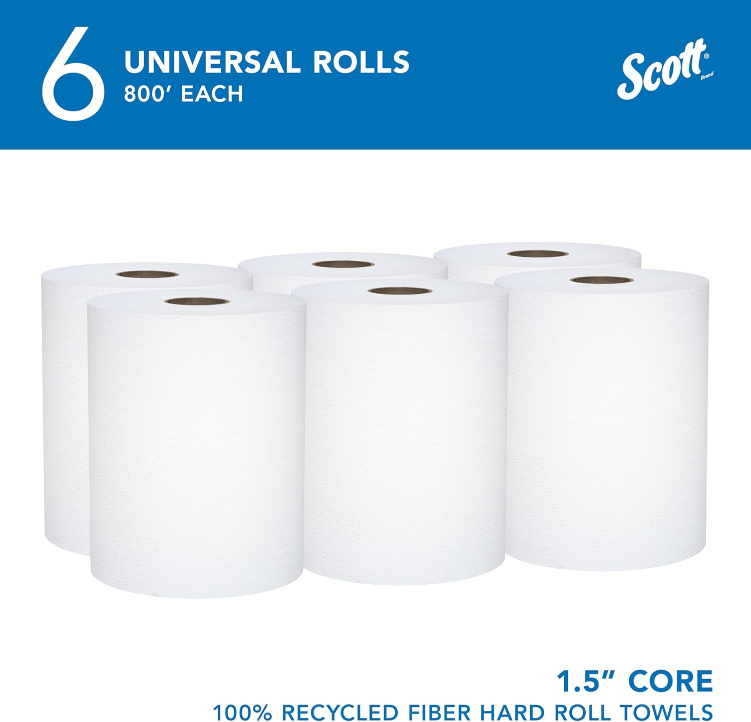 Detalle 2 de Scott Professional Hard Roll Paper Towels 800' 🧻