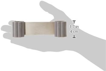 Detalle de ABUS 76968 Junior Care Leif Doorstop, Brushed Stainless Steel