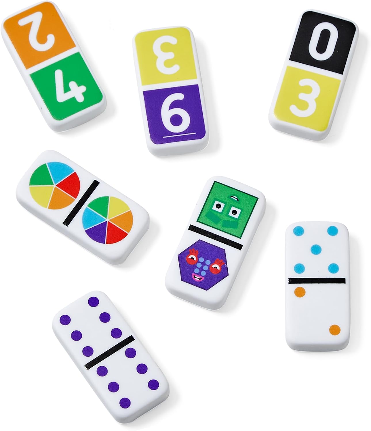 Detalle 1 de Learning Resources Numberblocks Set di Domino: gioco educativo per numeri da 1 a 6