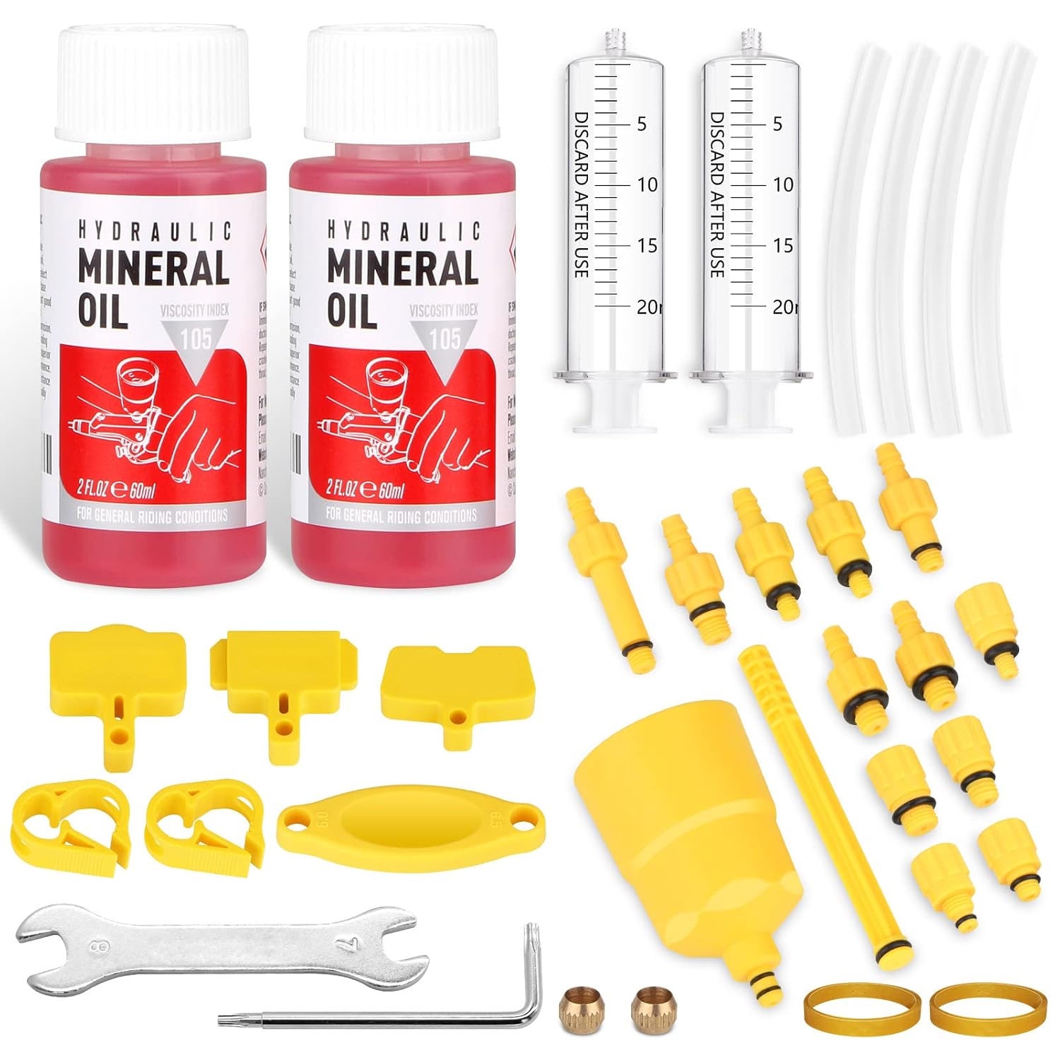 Brake Bleed Kit with 120ml mineral oil