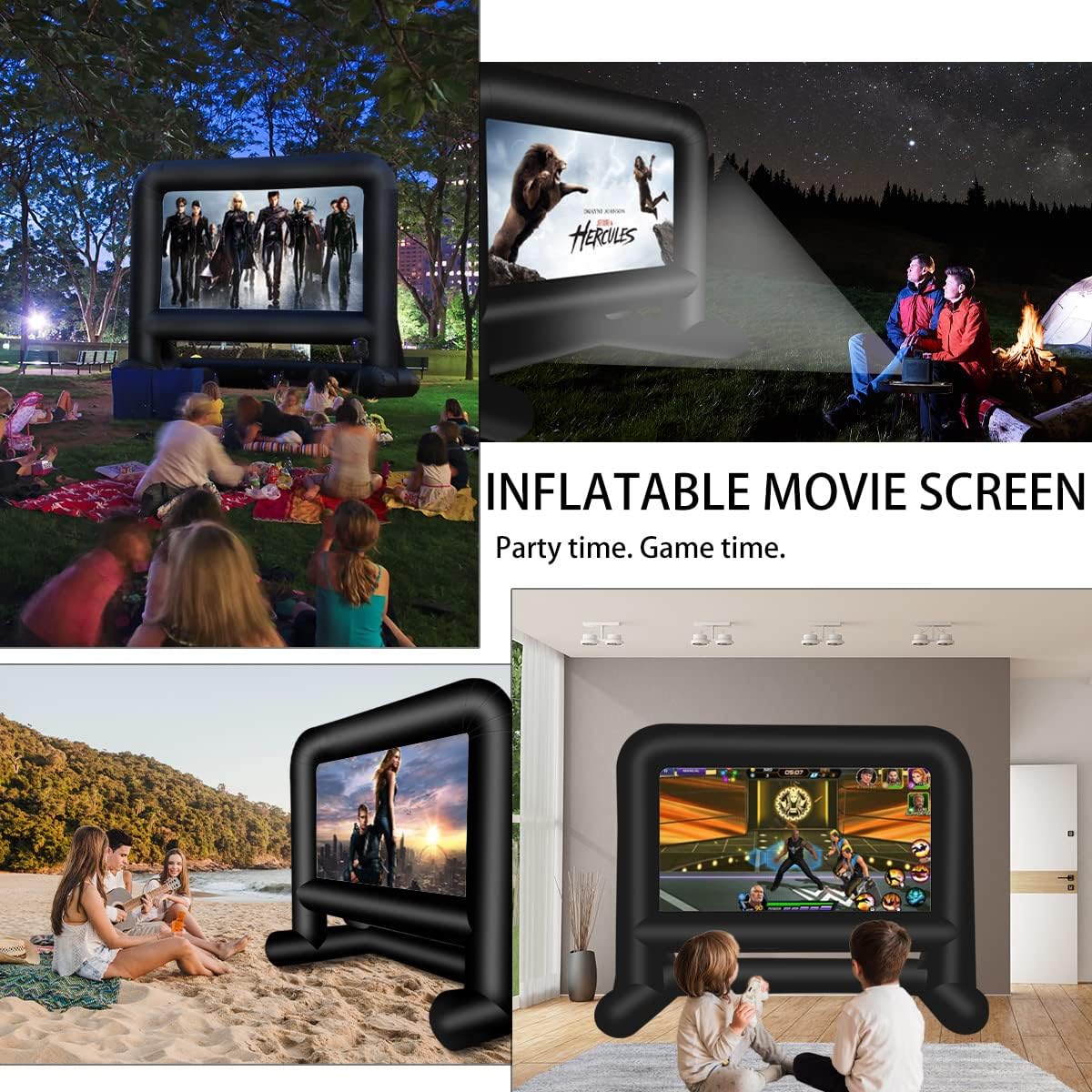 Detalle de Ballsea Inflatable Projector Screen 16Ft