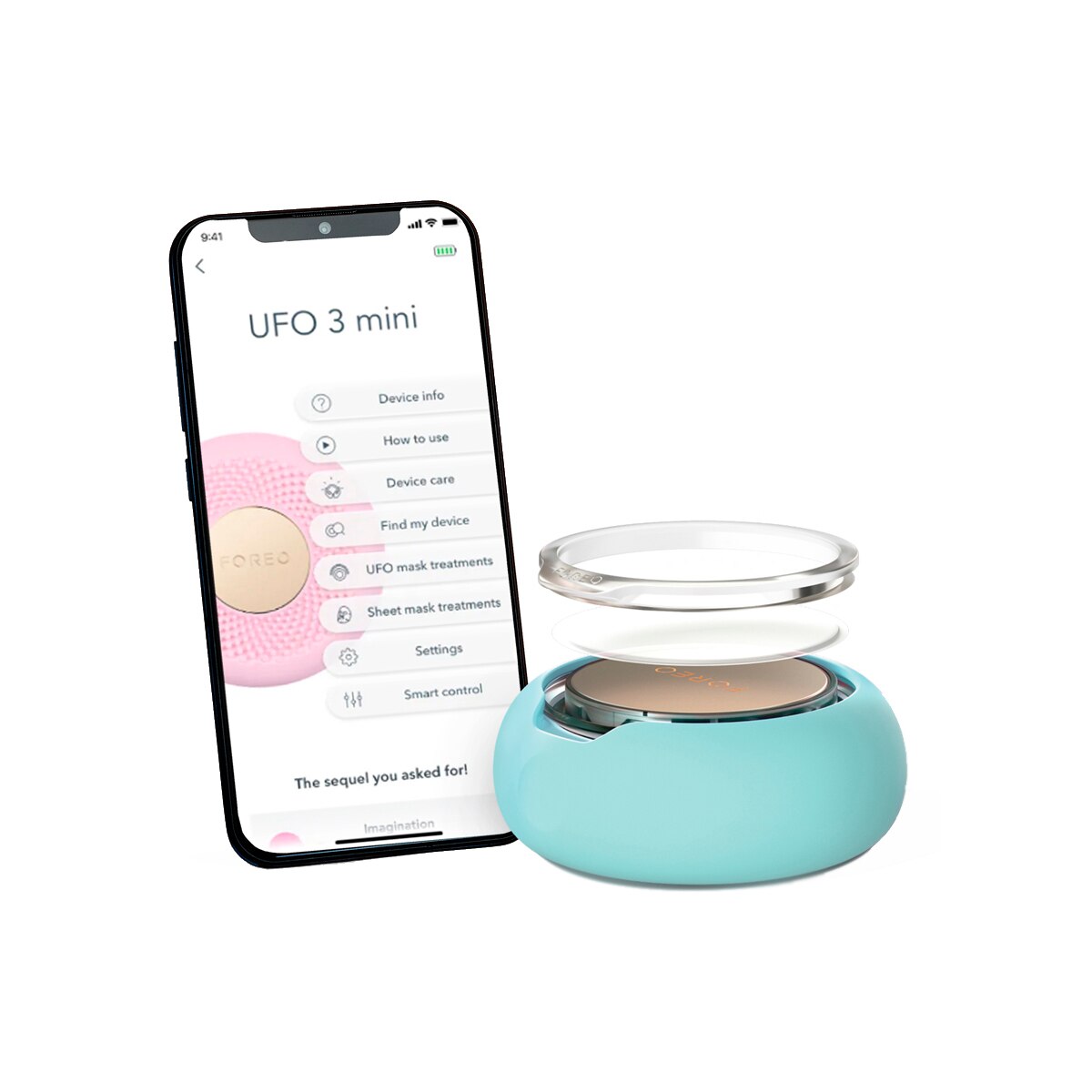 Thumbnail 2 de FOREO UFO™ 3 mini Hidratación 4 en 1 Arctic Blue 📷