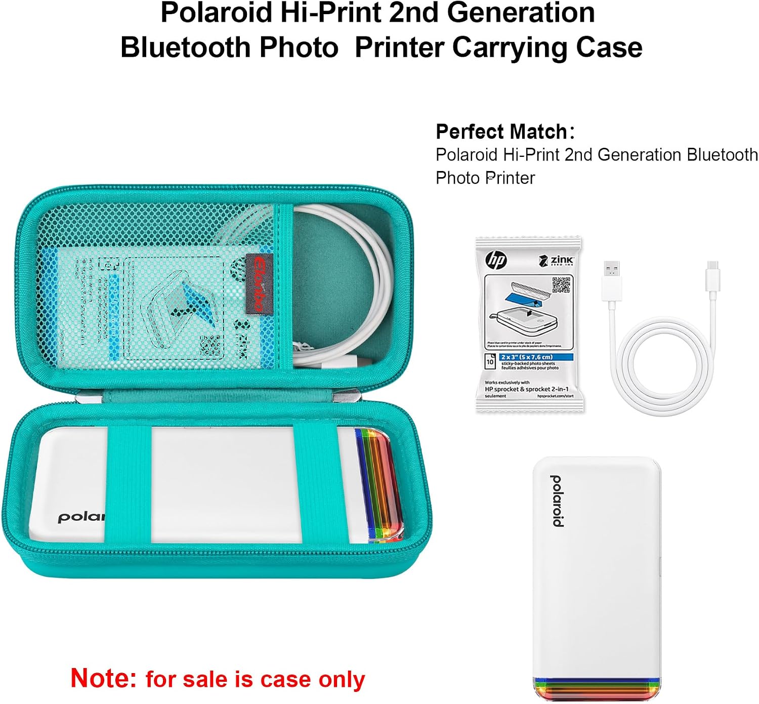 Thumbnail 1 de Elonbo Carrying Case for Polaroid Hi-Print 2nd Gen