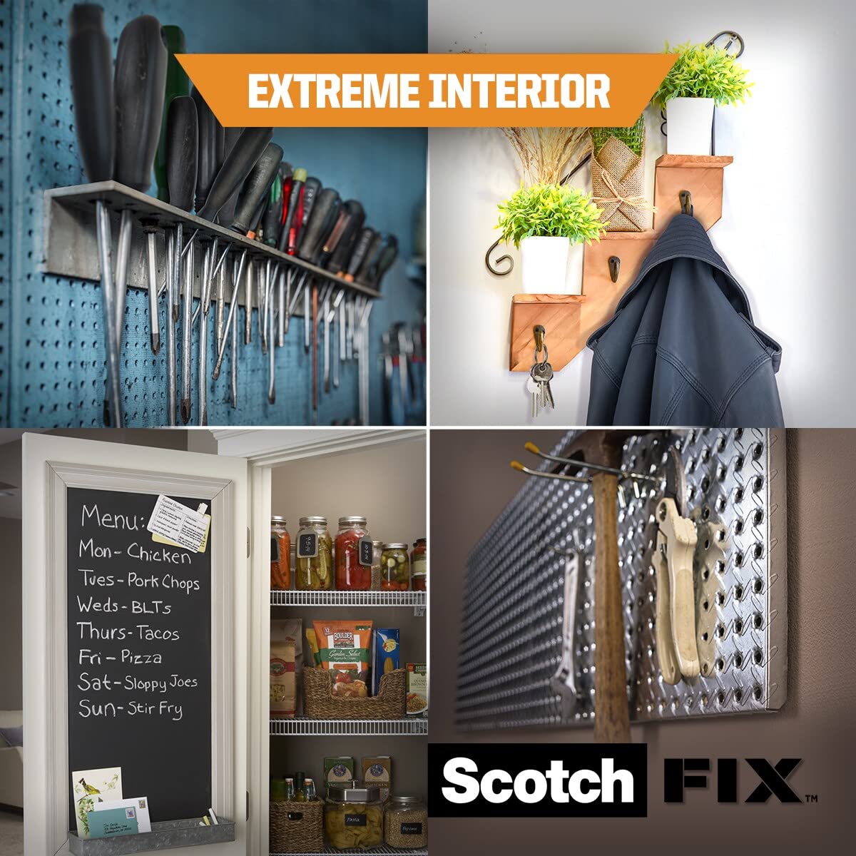 Thumbnail 4 de Scotch-Fix Ruban de Fixation Extrême Double Face – 19 mm x 5 m, blanc, 3M, intérieur, jusqu’à 13 kg