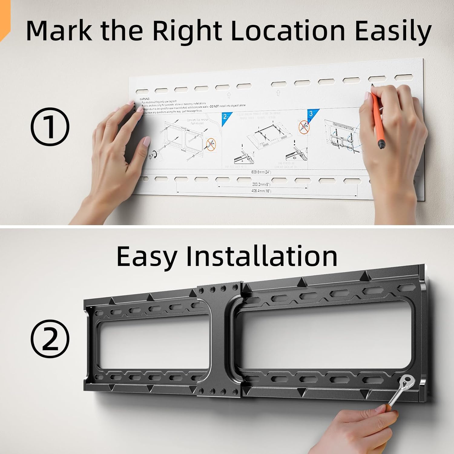 Thumbnail 5 de IWORKBOARD Tilting TV Mount 132 lbs