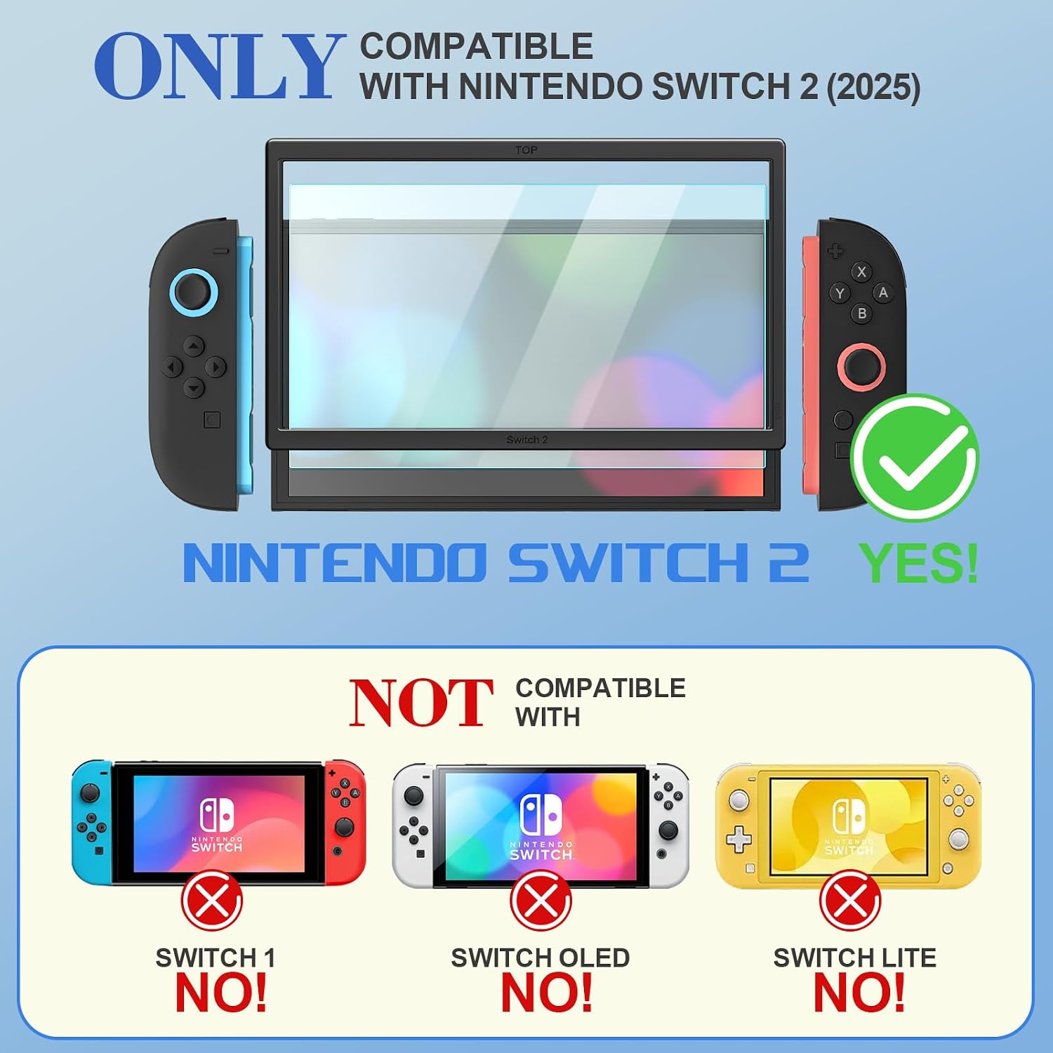 Thumbnail 1 de Teyomi 3-Pack Nintendo Switch 2 Screen Protectors