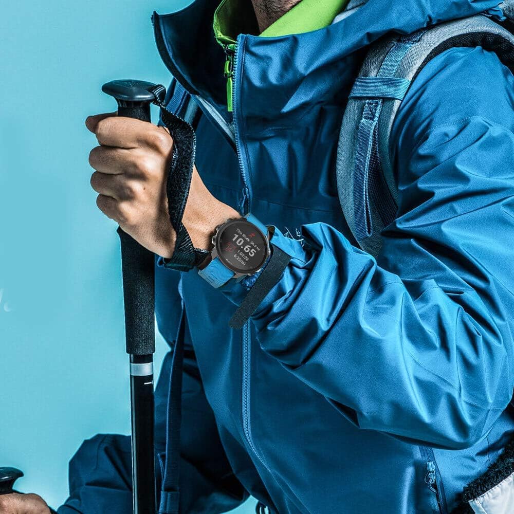 Thumbnail 6 de ANBEST cinturino compatibile 20 mm con sgancio rapido per Garmin Vivoactive 3 / Forerunner 245 / 645 e Vivomove HR (blu)
