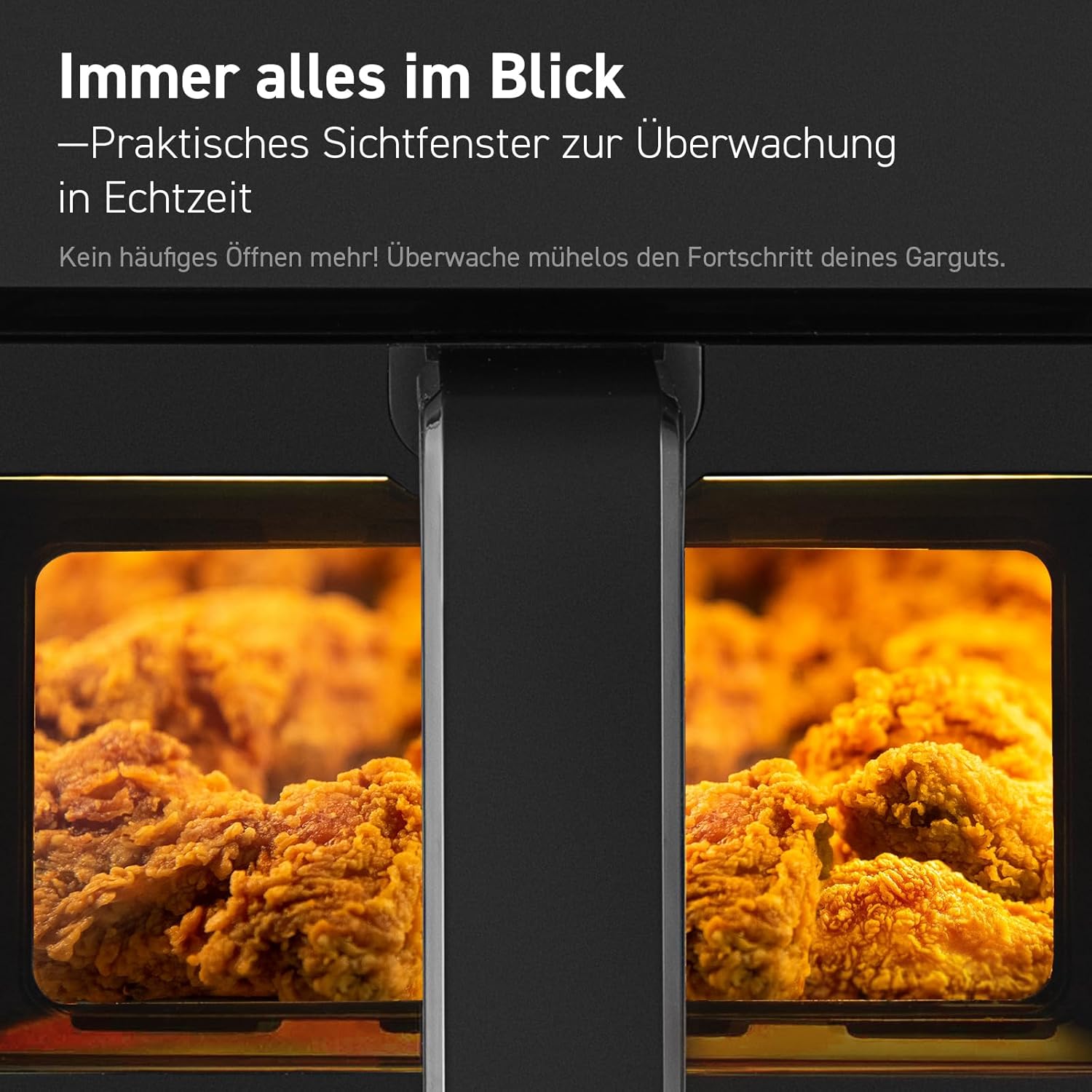 Detalle de COSORI Airfryer Heißluftfritteuse 6,2L mit Sichtfenster 🍟
