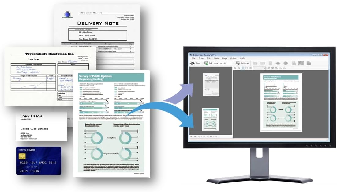 Thumbnail 5 de Epson WorkForce DS-410 Dokumentenscanner 50 Blatt 📄