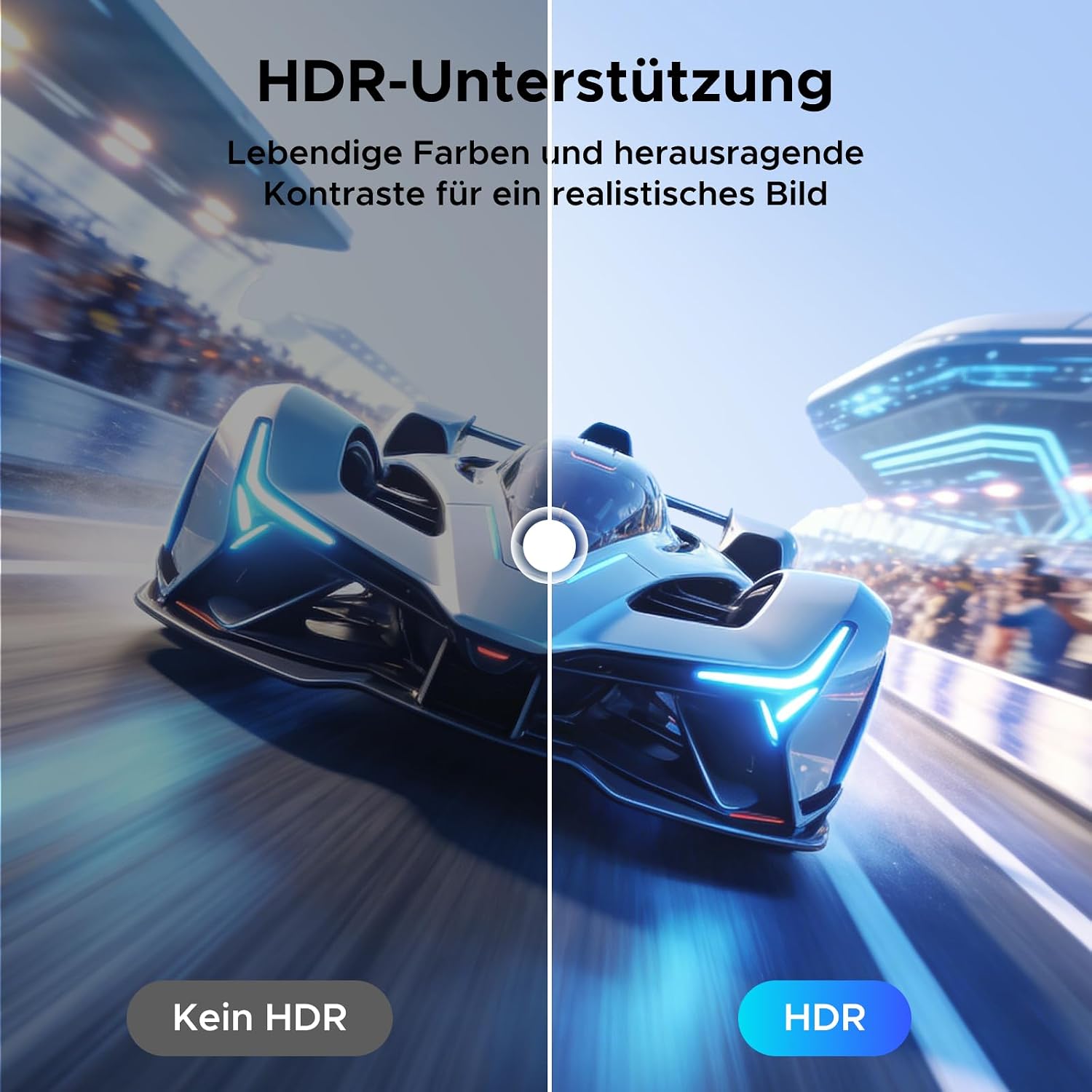 Detalle de UGREEN DP auf HDMI Adapter – Uni‑direktional, 4K@60Hz, HDR, Plug & Play