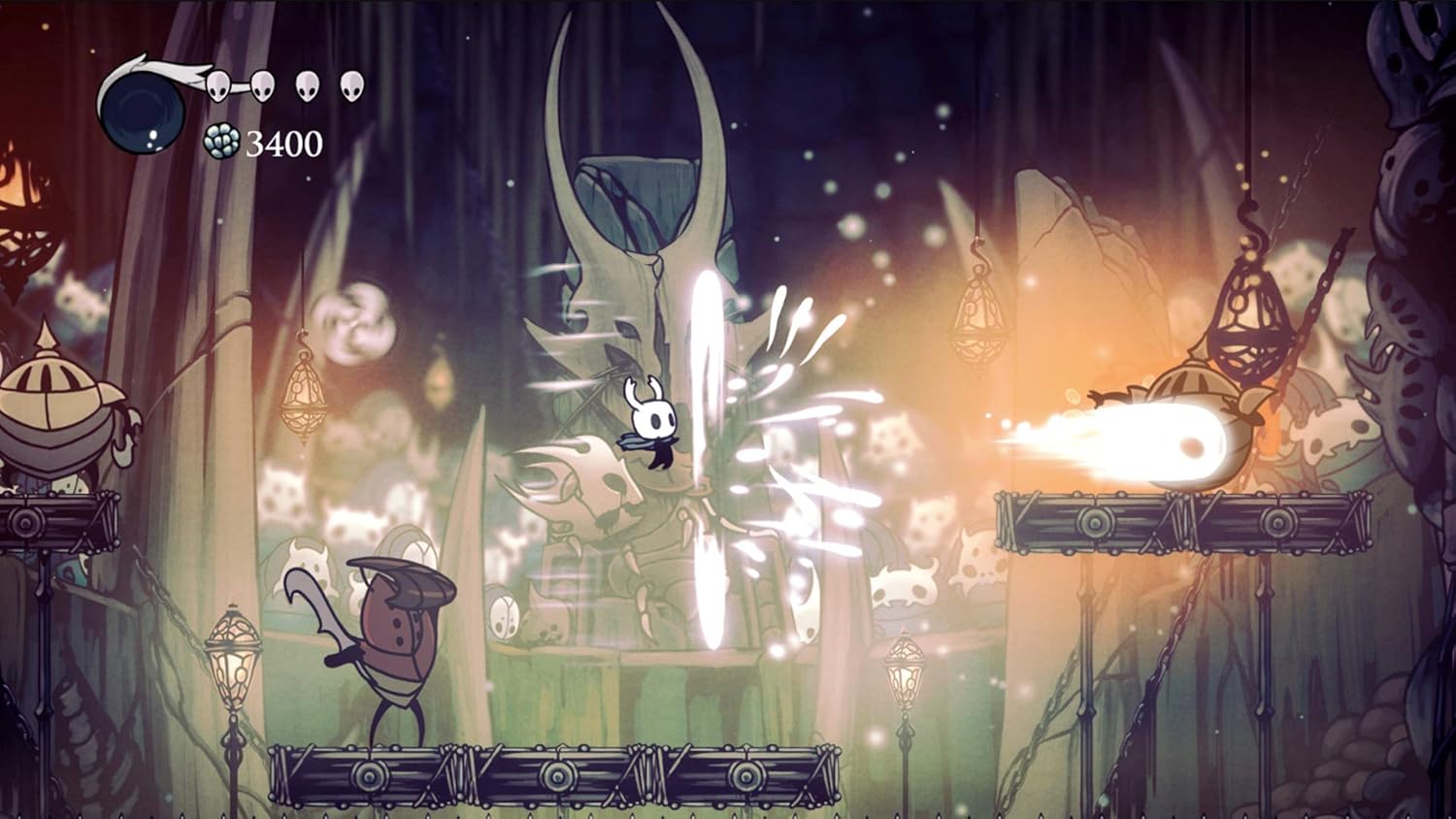 Thumbnail 2 de Hollow Knight (Fangamer): aventura en el reino de insectos con jefes actualizados