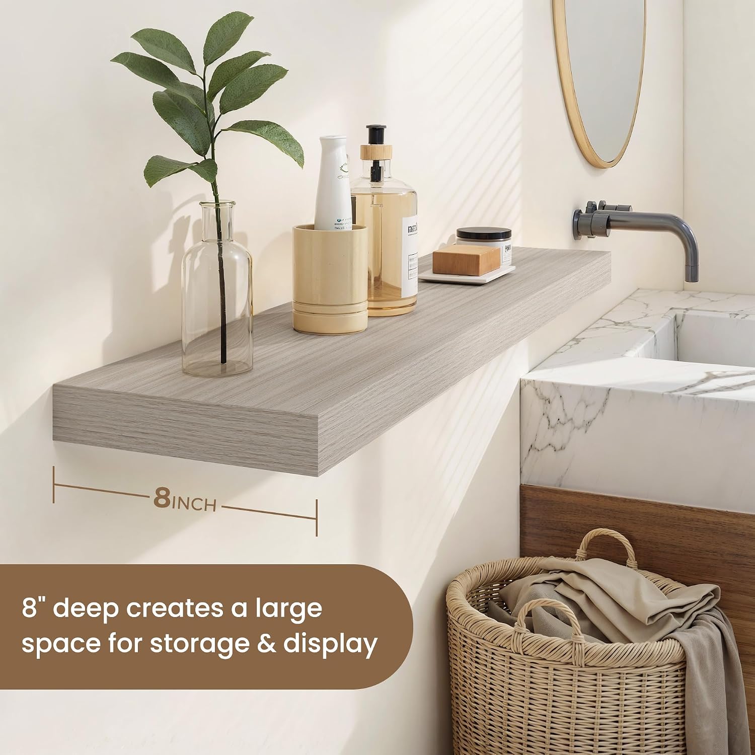 Detalle 1 de Dreamland Floating Shelves, 36 Inches