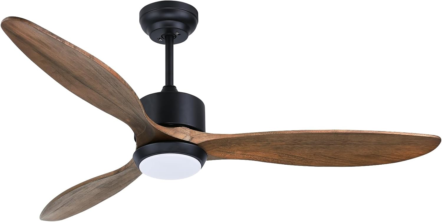 Detalle de Ovlaim 132CM ventilatore a soffitto con luce