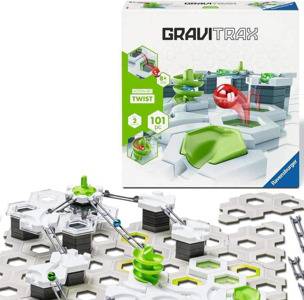 Detalle de Ravensburger GraviTrax 22576 Twist – zestaw startowy toru kulkowego z trampoliną