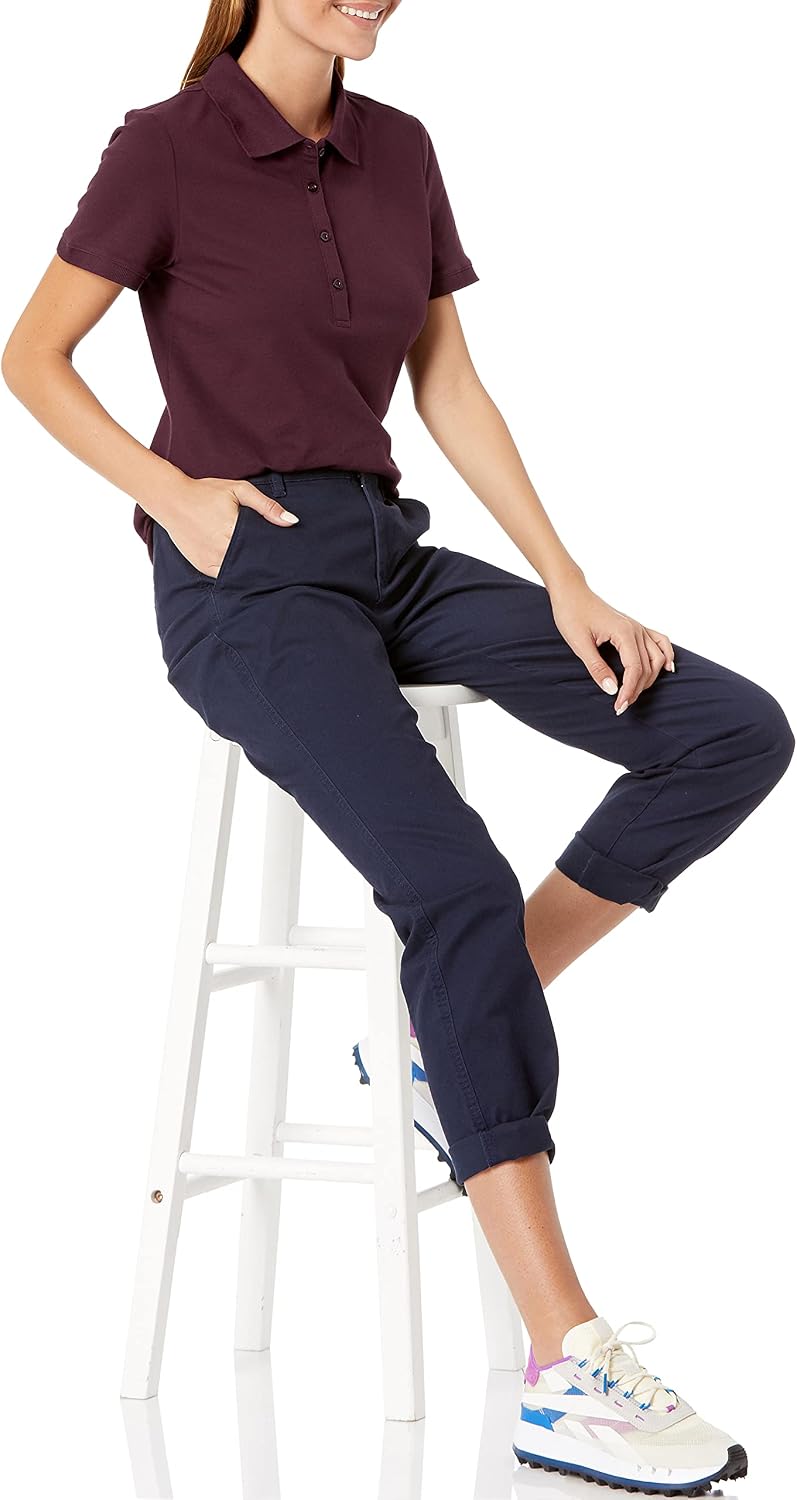 Thumbnail 3 de Amazon Essentials Polo manga corta talla grande mujer