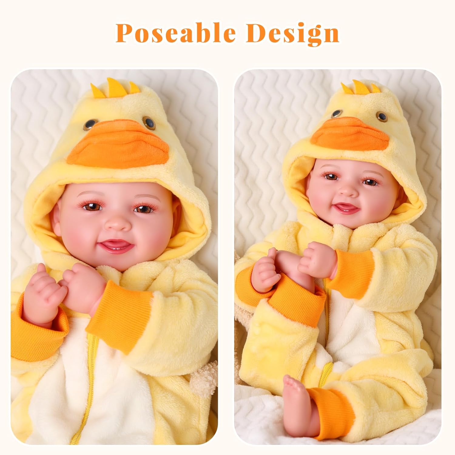 Thumbnail 5 de BABESIDE 15" Lightweight Baby Doll set for toddlers