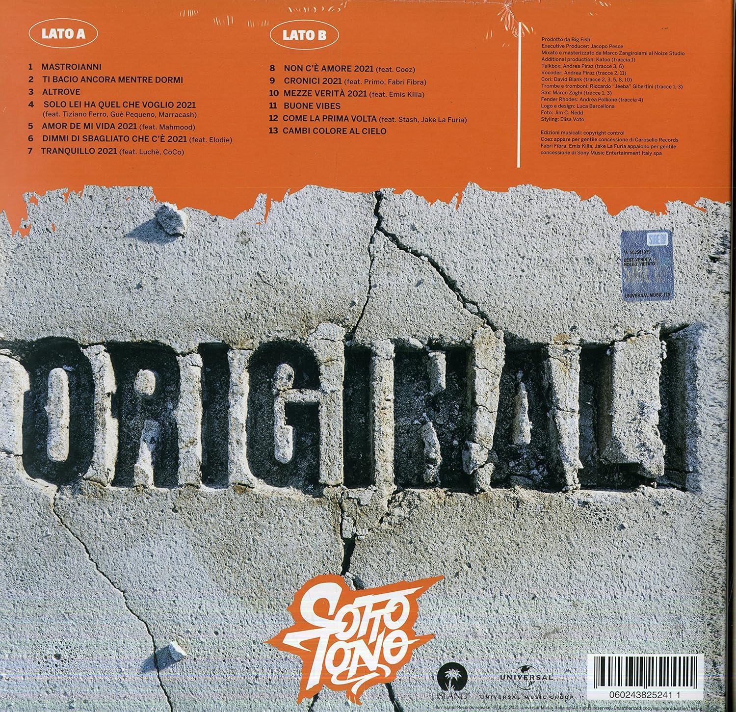 Thumbnail 1 de Originali (Vinile) – Universal Music Group
