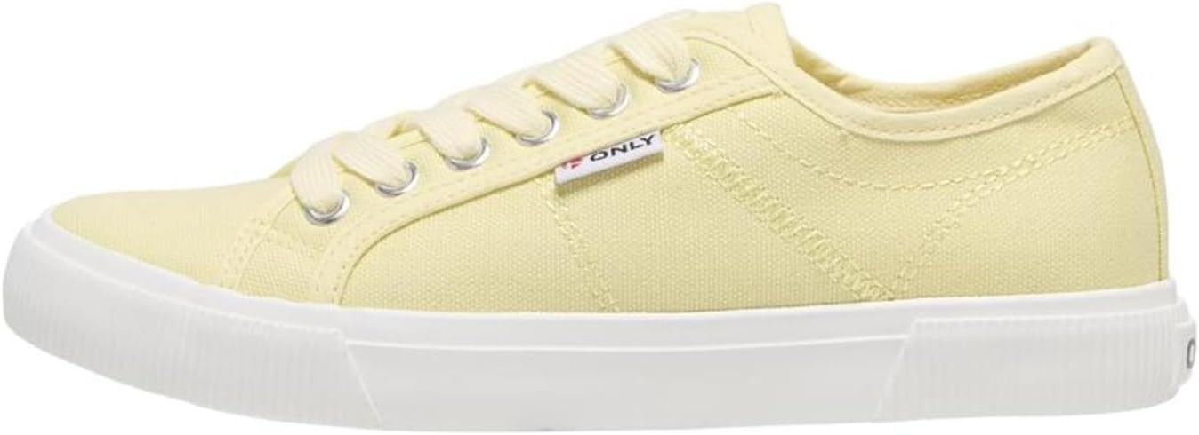 Detalle 1 de ONLY Damen Onlnicola Canvas Sneaker Noos – Sneaker aus Canvas für Damen
