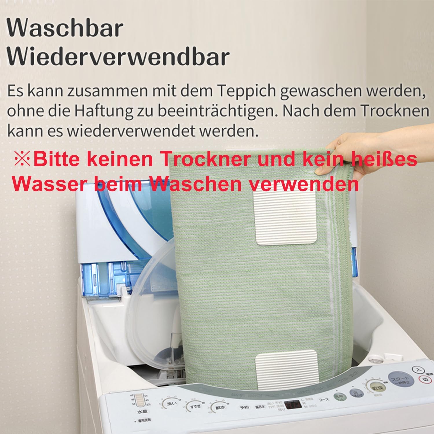 Thumbnail 3 de FuKuEn Teppich Antirutschunterlage 10x10 cm