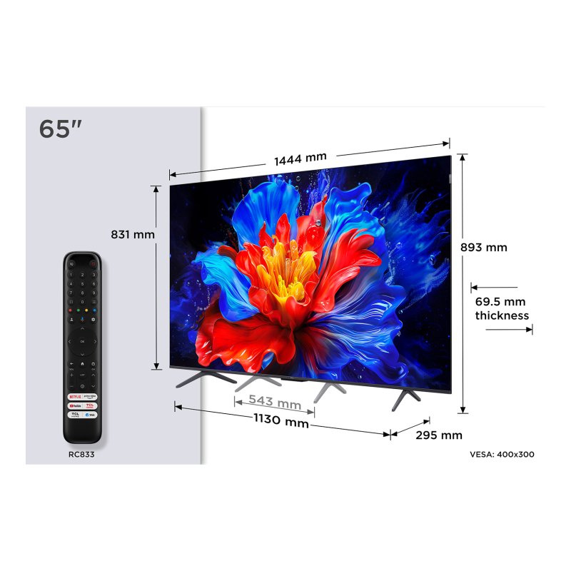 Thumbnail 3 de TCL 65P89K Televisor QLED 4K 65"