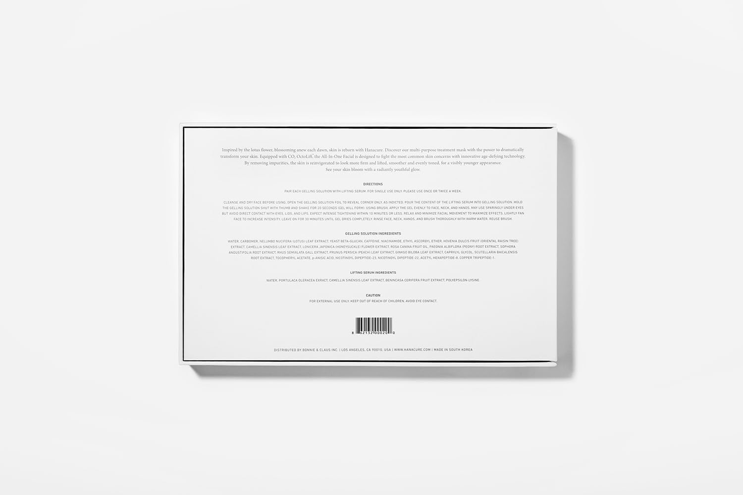 Detalle 2 de Hanacure The All-In-One Facial Set — Face Lifting Mask