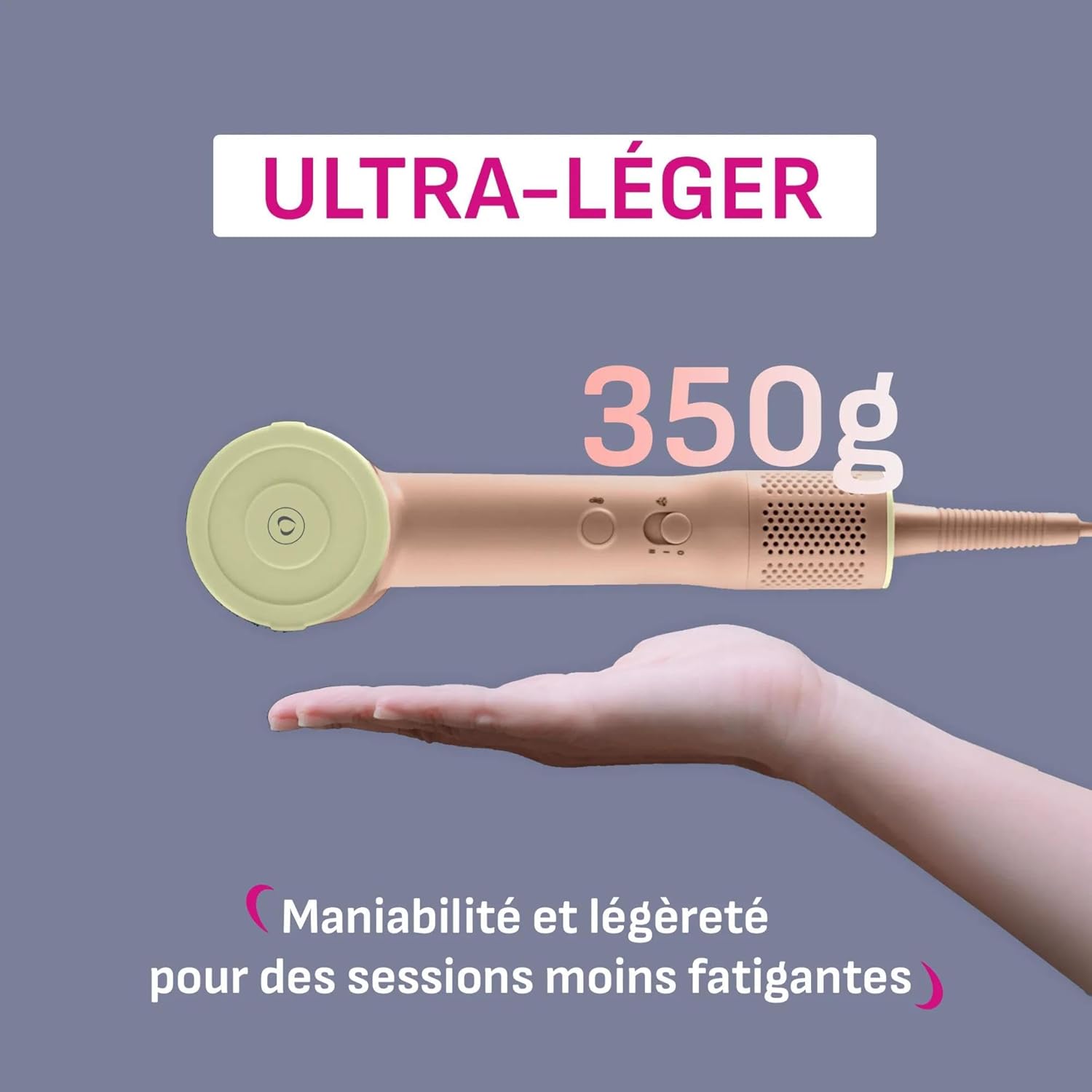 Detalle de Calor Blumia : Sèche-cheveux ultra compact et léger, moteur digital haute vitesse