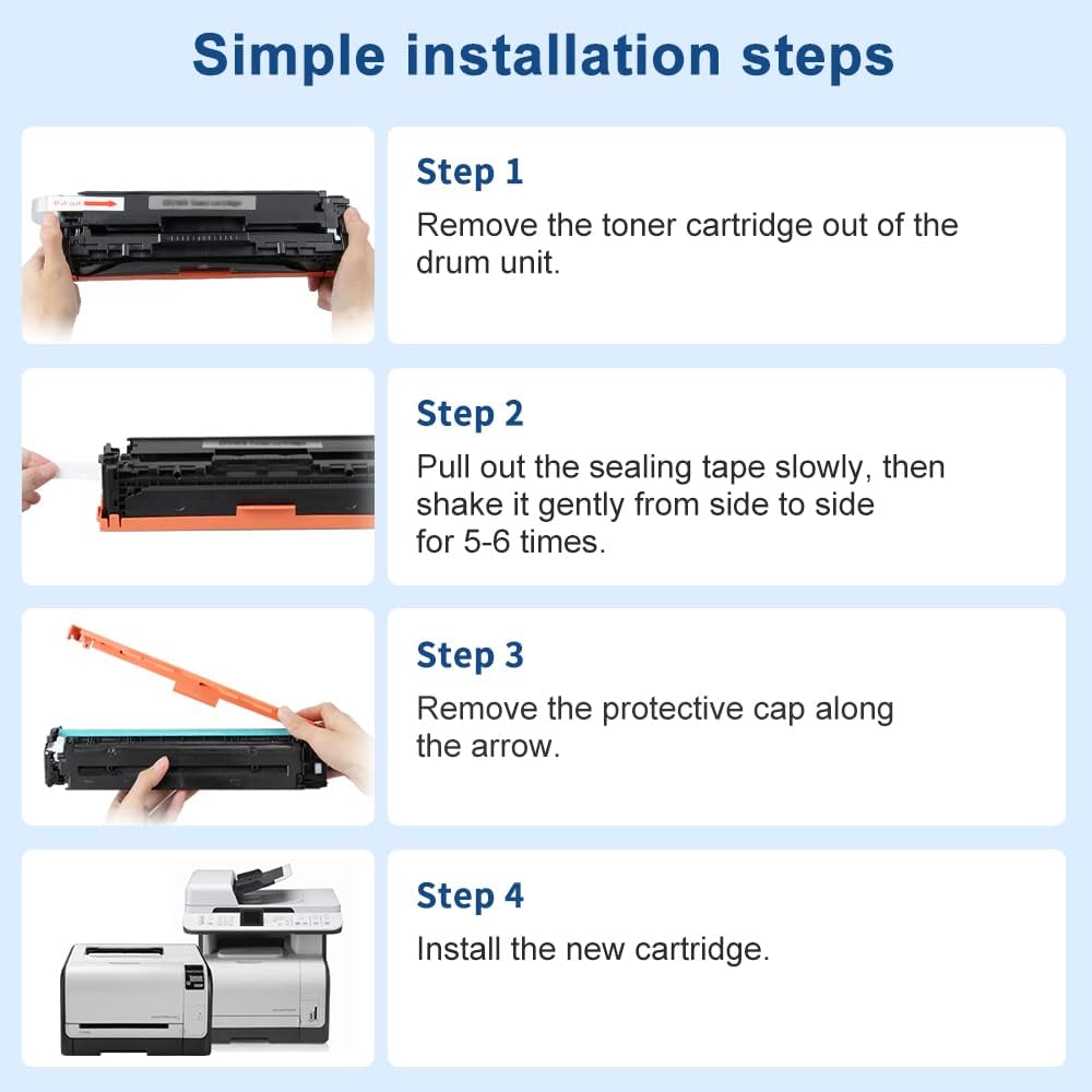 Thumbnail 5 de SMARTOMI TN423 TN421 Toner 4‑Pack 6,500 BK