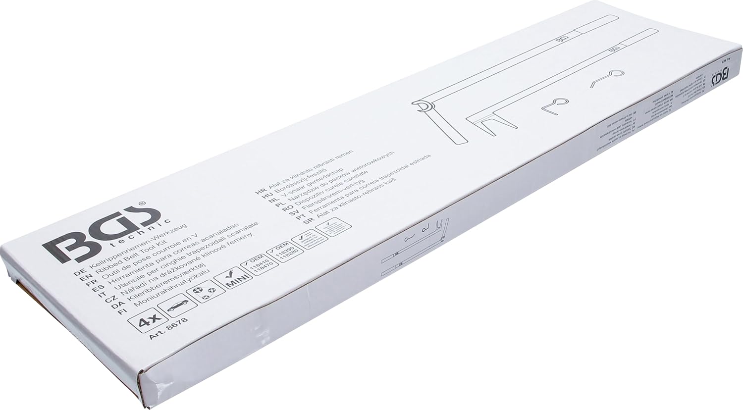 Detalle 2 de BGS 8678 Utensile per cinghie trapezoidali per Mini