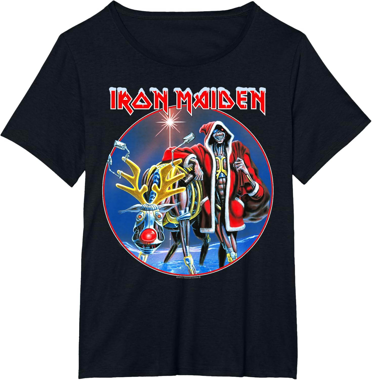 Thumbnail 4 de Iron Maiden Sit Xmas T-Shirt