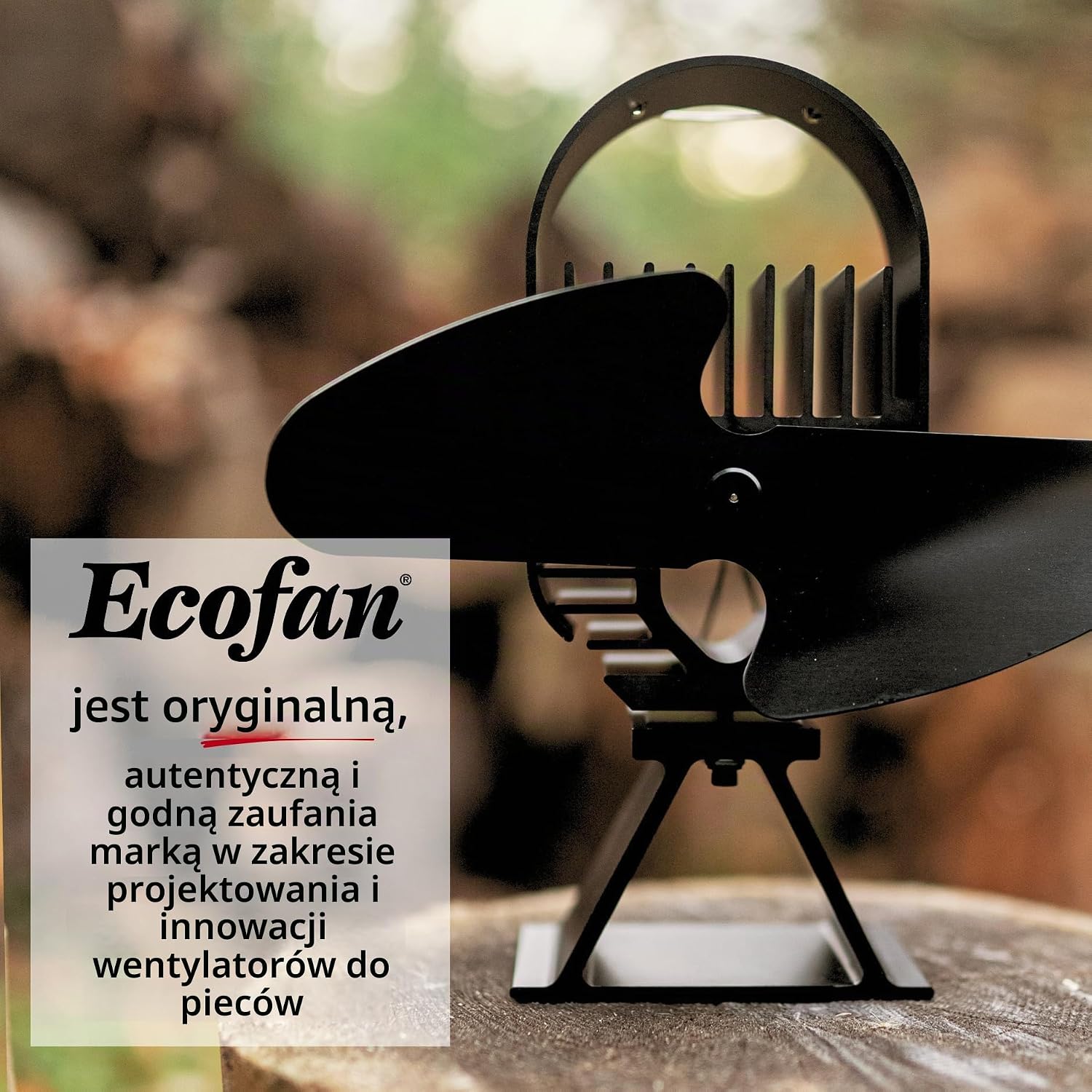 Thumbnail 6 de Ecofan AirDeco II 8204CAXBX – wentylator na ciepło do pieca, aluminiowy, 2 łopatki