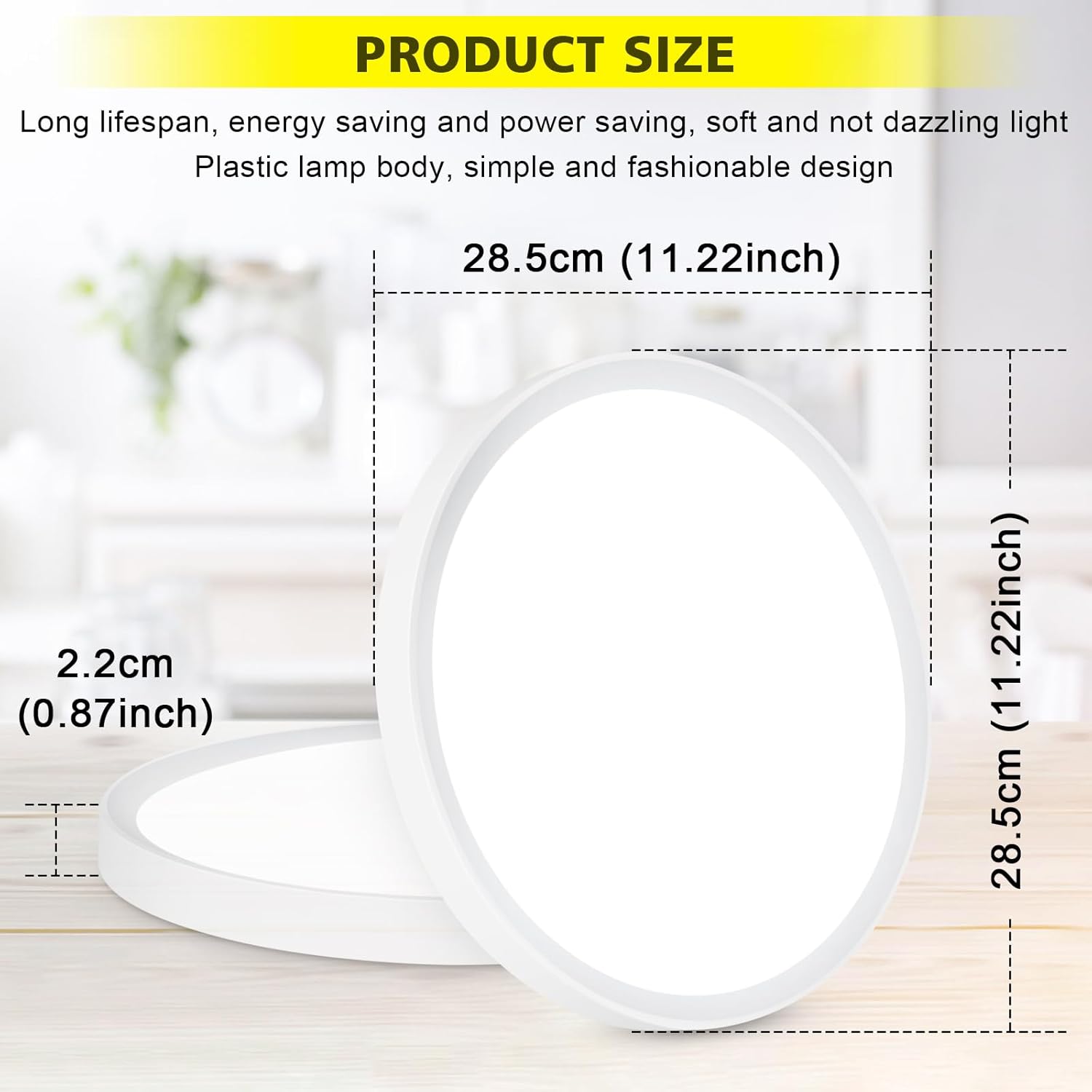 Detalle 2 de Befurglor 24W LED Ceiling Light 28.5cm