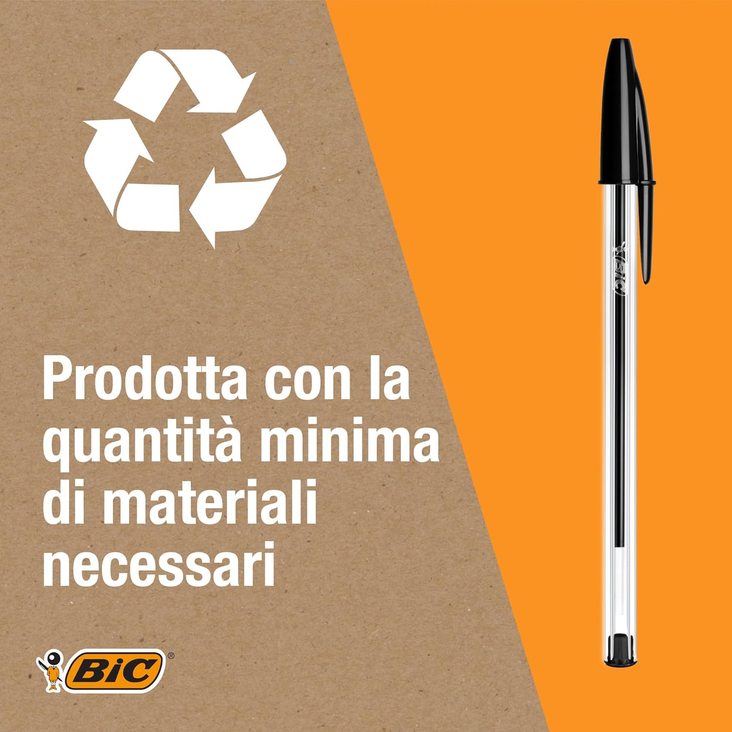 Detalle de BIC Penne a Sfera Cristal Original Punta Media 1,00 mm — Confezione Speciale 27 pezzi