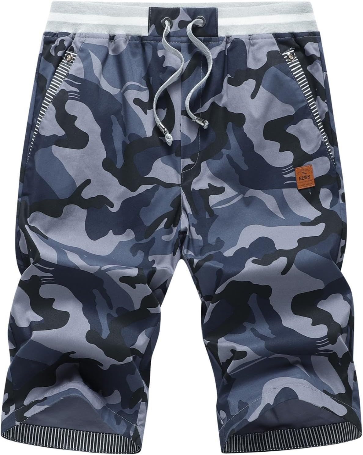 Thumbnail 5 de HCSS Short Homme en coton casual – Bermudas Slim Fit à taille élastiquée