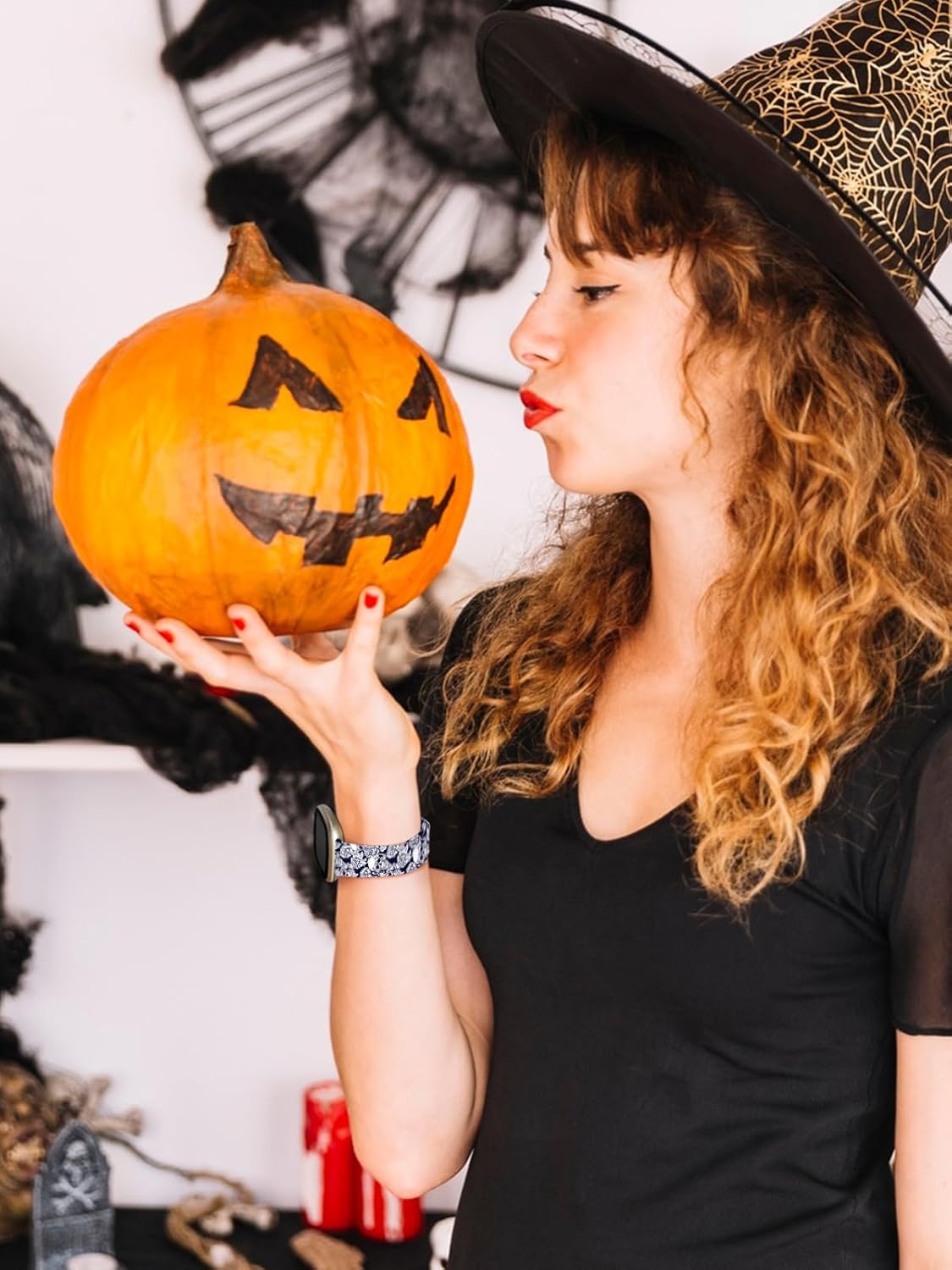 Thumbnail 4 de Vozehui Halloween Band for Fitbit Versa 4/3 & Sense 🎃