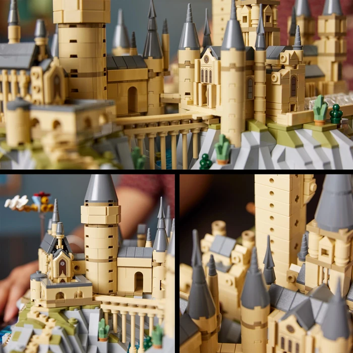 Detalle de LEGO Harry Potter Schloss Hogwarts mit Schlossgelände 76419 – komplexes Bauprojekt für Fans