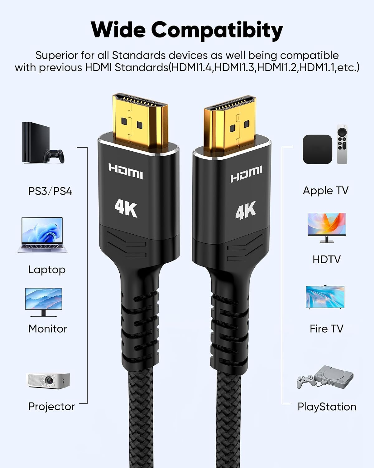 Thumbnail 6 de Highwings HDMI Cable 25 ft